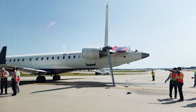 Delta plane clips another aircraft and appears to knock its tail off at Atlanta airport