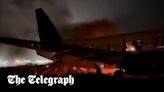 Boeing jet skids off runway injuring eleven