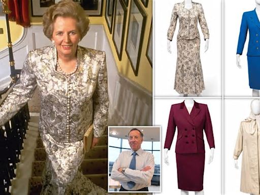 Owner of Margaret Thatcher's most iconic outfits slams V&A Museum for calling her a 'contemporary villain' after refusing to display his collection