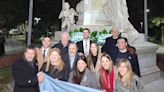 Homenaje a Alberdi: diputados libertarios y de FR dejaron una ofrenda floral