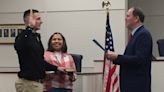 Shelby Police Department holds ceremony to welcome new officers, promote others