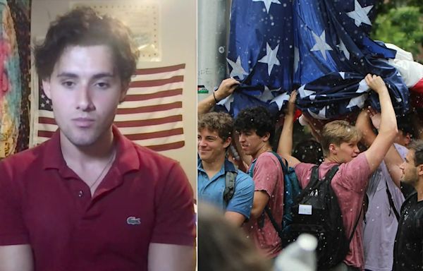 North Carolina student said he would have protected American flag with his 'dead body' from 'Marxist horde'