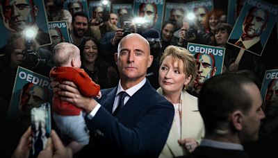 Lesley Manville and Mark Strong star a new West End production of Oedipus