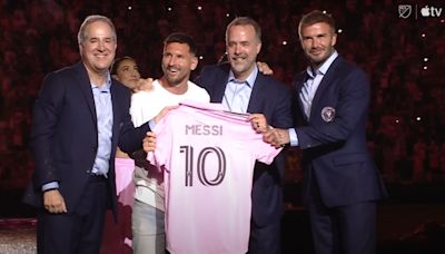 Relive Inter Miami's unveiling of Lionel Messi one year later