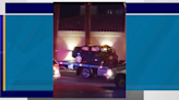 Man dead after crashing stolen car into block wall in central Las Vegas valley