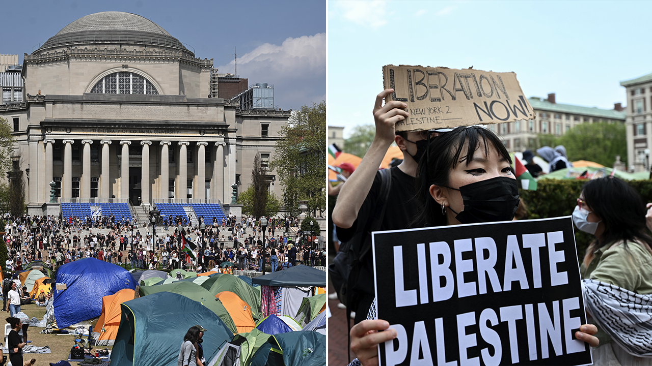 New anti-Israel encampment forms at Columbia University as school initiates ‘dialogue’ with student leaders