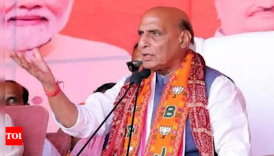Rajnath Singh: Pakistan acknowledges India growth, but not Congress | India News - Times of India