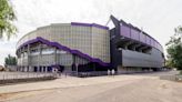 Parte del estadio José Zorrilla ya luce más morado