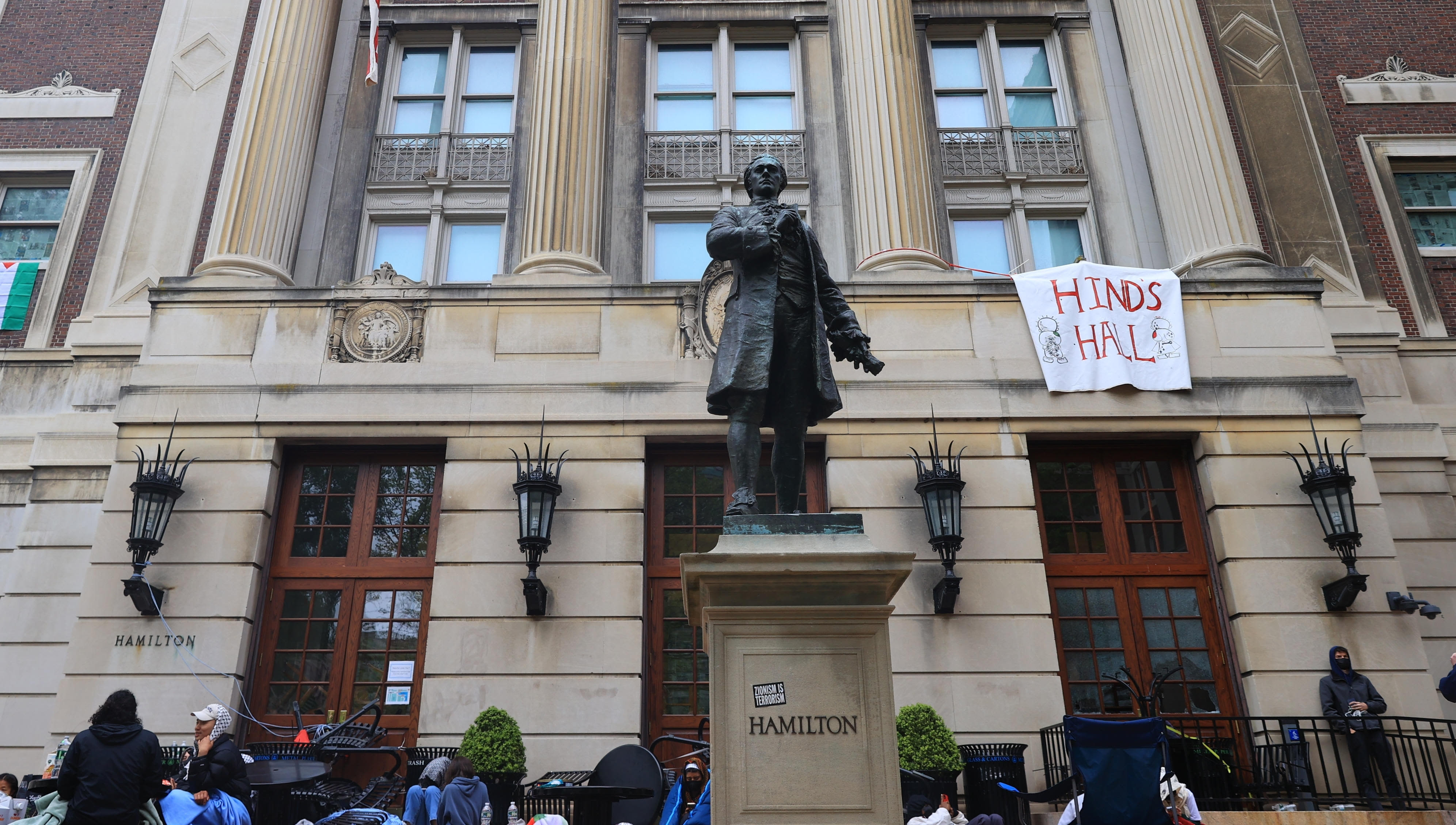 Columbia protesters face expulsion after occupying Hamilton Hall overnight, school says