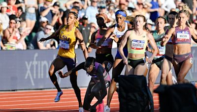 US Olympic track and field trials highlights: Athing Mu falls, Anna Hall wins heptathlon