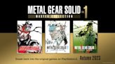 A new Metal Gear Solid collection is bringing the original trilogy to PS5 this year