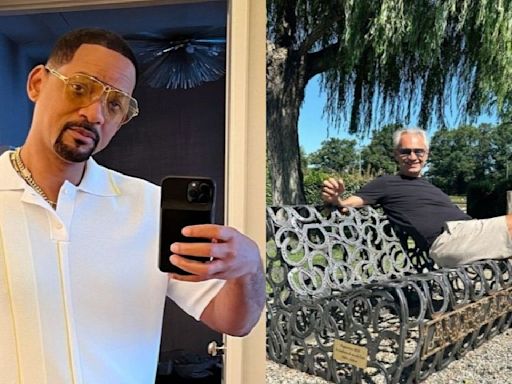 Will Smith Shares Video Of Him And Ed Sheeran Taking Flute Lessons From Music Legend Andrea Bocelli; Watch