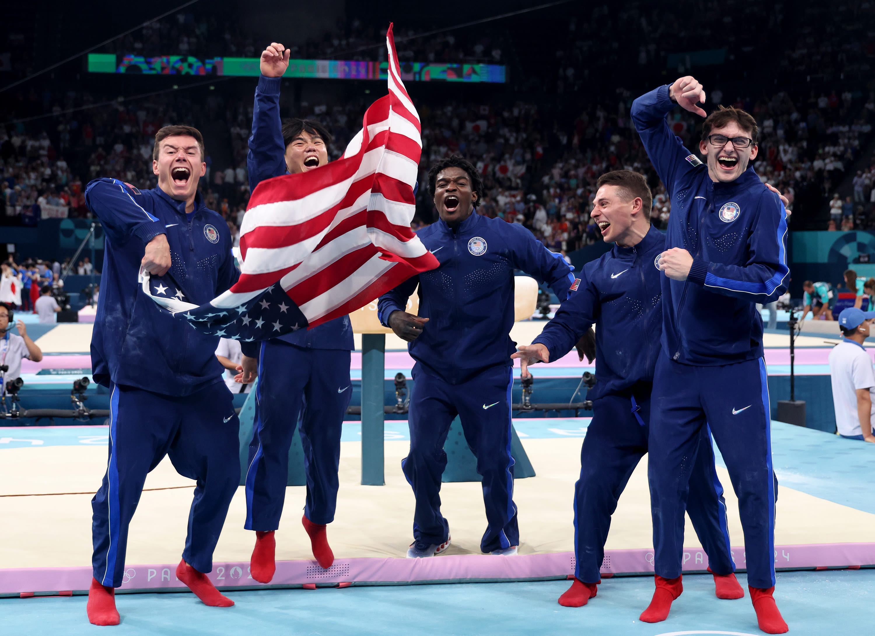 ‘It’s all worth it’ as Paul Juda, US teammates take Olympic bronze in gymnastics