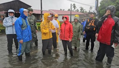 周春米視察暴雨災情 力爭28億計畫解決水患