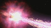 A gamma-ray explosion that was so bright it blinded scientists' equipment is even weirder than first thought