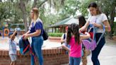 Parents line up for back-to-school free giveaway