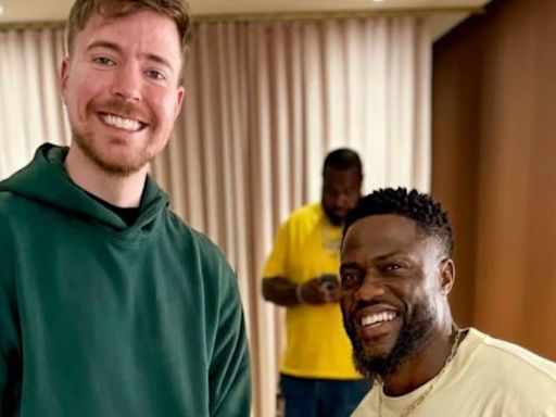 MrBeast Claims His Pic With Kevin Hart Is Not Photoshopped: 'He Is Just Short' - News18