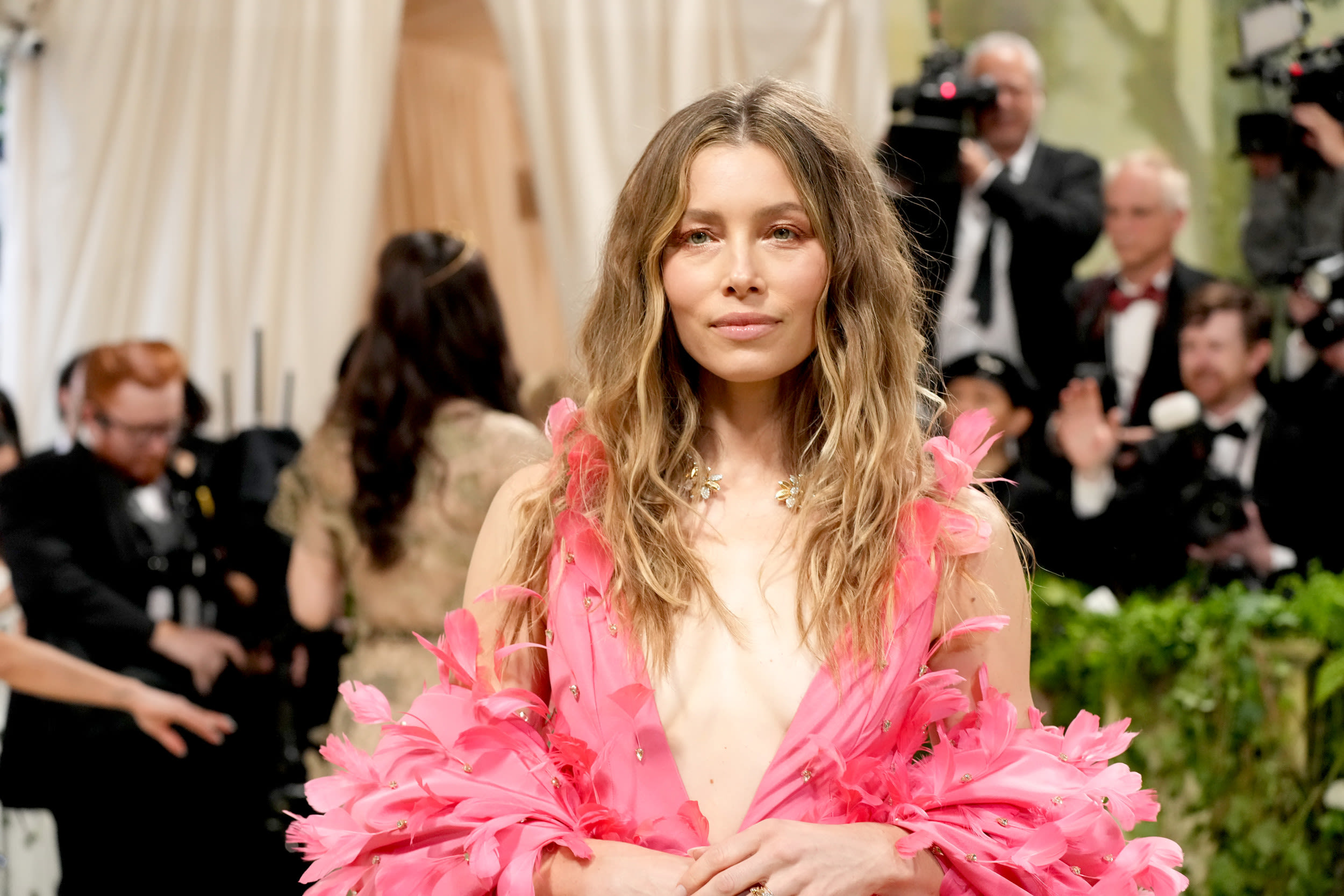 Jessica Biel finally reveals what 9-year-old son Silas' face looks like