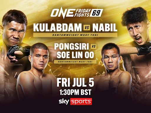 ONE Championship: Watch free live stream of Kulabdam Sor Jor Piek Uthai vs Nabil Anane