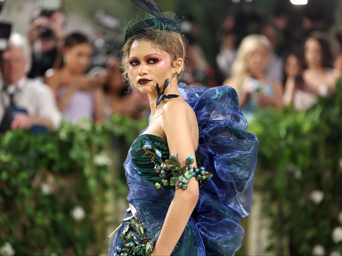 Zendaya marks return to Met Gala in dramatic Margiela gown: ‘No notes’