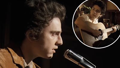 Timothée Chalamet singing as Bob Dylan in ‘A Complete Unknown’ gets mixed reviews