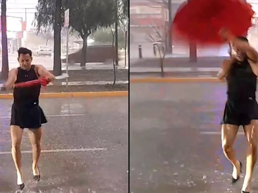 Mexicano baila ‘Umbrella’ como Tom Holland en calles del Edomex y se vuelve viral