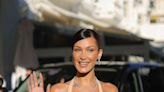 Bella Hadid's Barely-There Halter Dress Has a Plunging Neckline and Back Cutouts