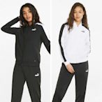 【豬豬老闆】PUMA 基本系列 Baseball 運動 立領套裝 歐規 女款 黑84713101 白黑84713102