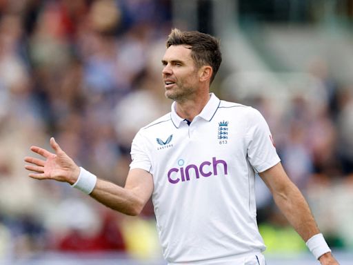 England's leading test wicket-taker James Anderson