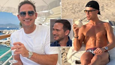 Frank Lampard's brilliant story of why he 'stayed away' from Cristiano Ronaldo on recent holiday