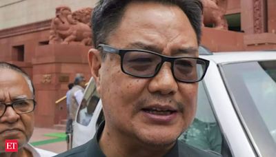 Chair's authority should not be challenged: Rijiju on face-off between opposition, Dhankhar