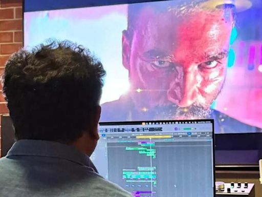 'Raayan': Dhanush gives his fans a sneak peek into the making of background score with AR Rahman - See photo | Tamil Movie News - Times of India