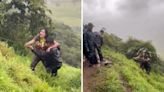 VIDEO: Pune Woman Injured in Borne Ghat Fall Escapes Action, Three Men Booked