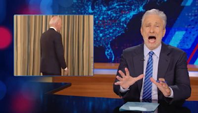 Jon Stewart Mocks Biden’s ‘F*cking Weird’ Trump Verdict Reaction