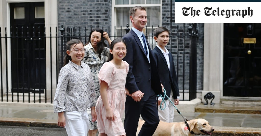 Jeremy Hunt’s children left notes to welcome Sir Keir Starmer’s son and daughter to Downing Street