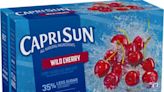 Kraft Heinz Recalls Select Capri Sun Wild Cherry Flavored Juice Drink Citing Cleaning Solution Contamination