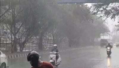 Heavy Rain In Delhi Brings Some Relief From Intense Heat