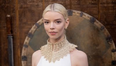 Anya Taylor-Joy Turns Heads in Piercing See-Through Beaded Dress With Arrows Sticking Out of It