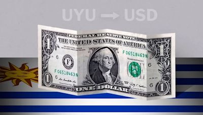 Valor de cierre del dólar en Uruguay este 13 de mayo de USD a UYU