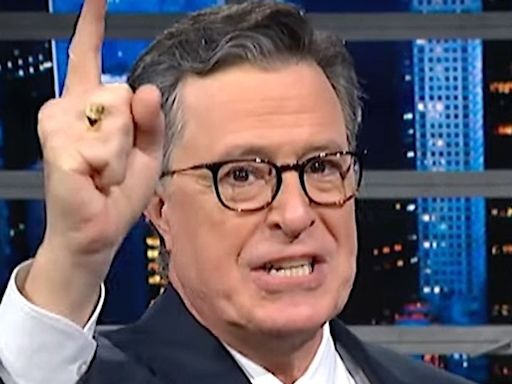 Stephen Colbert Spots Trump Suck-Up's Truly Awkward 'Freudian Slip'