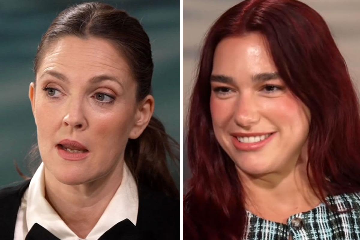 'The Drew Barrymore Show': Drew tells Dua Lipa she's "so incredibly happy" being single