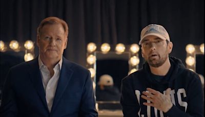 Eminem questions Roger Goodell’s use of Detroit nickname in humorous NFL draft promo