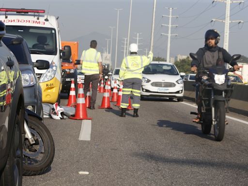 A batalha das ruas: colisões entre motos e carros crescem 22% no primeiro semestre no estado do Rio