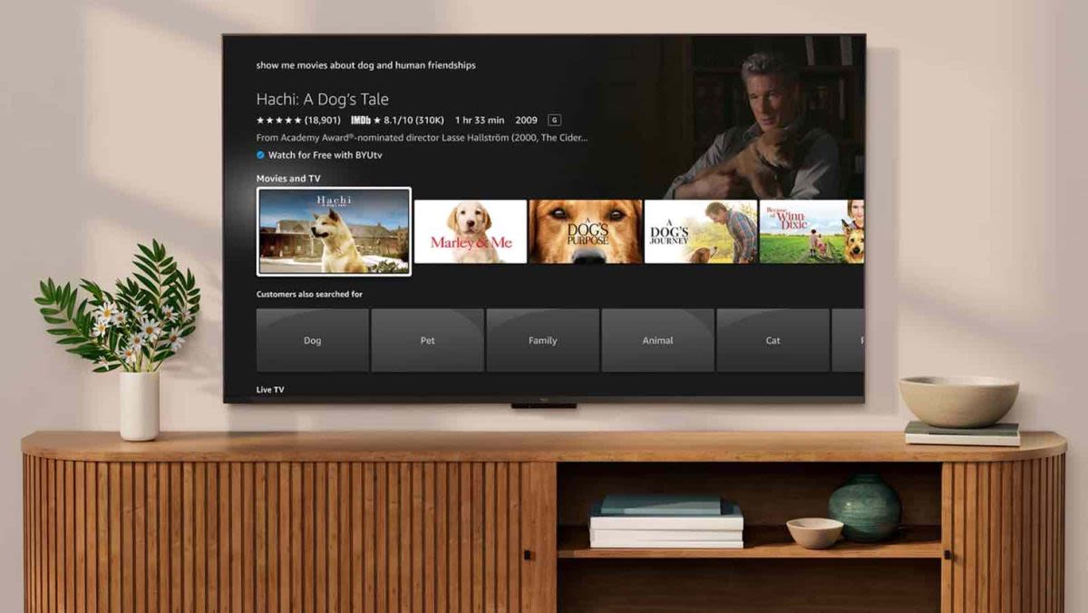 Amazon Fire TV is about to get a great free search upgrade powered by AI