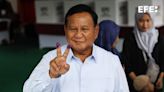 El exgeneral Prabowo celebra su victoria en las elecciones presidenciales de Indonesia