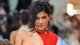 Kylie Jenner Rocks Edgy Red Gown at 2023 Met Gala as She Says She's 'Here for a Good Time'