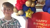 Inside Tyson Fury Jr's birthday party as son, 8, dances in gold chain before blowing out birthday candles