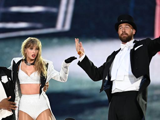 Taylor Swift praises boyfriend Travis Kelce's Eras Tour debut in sweet tribute