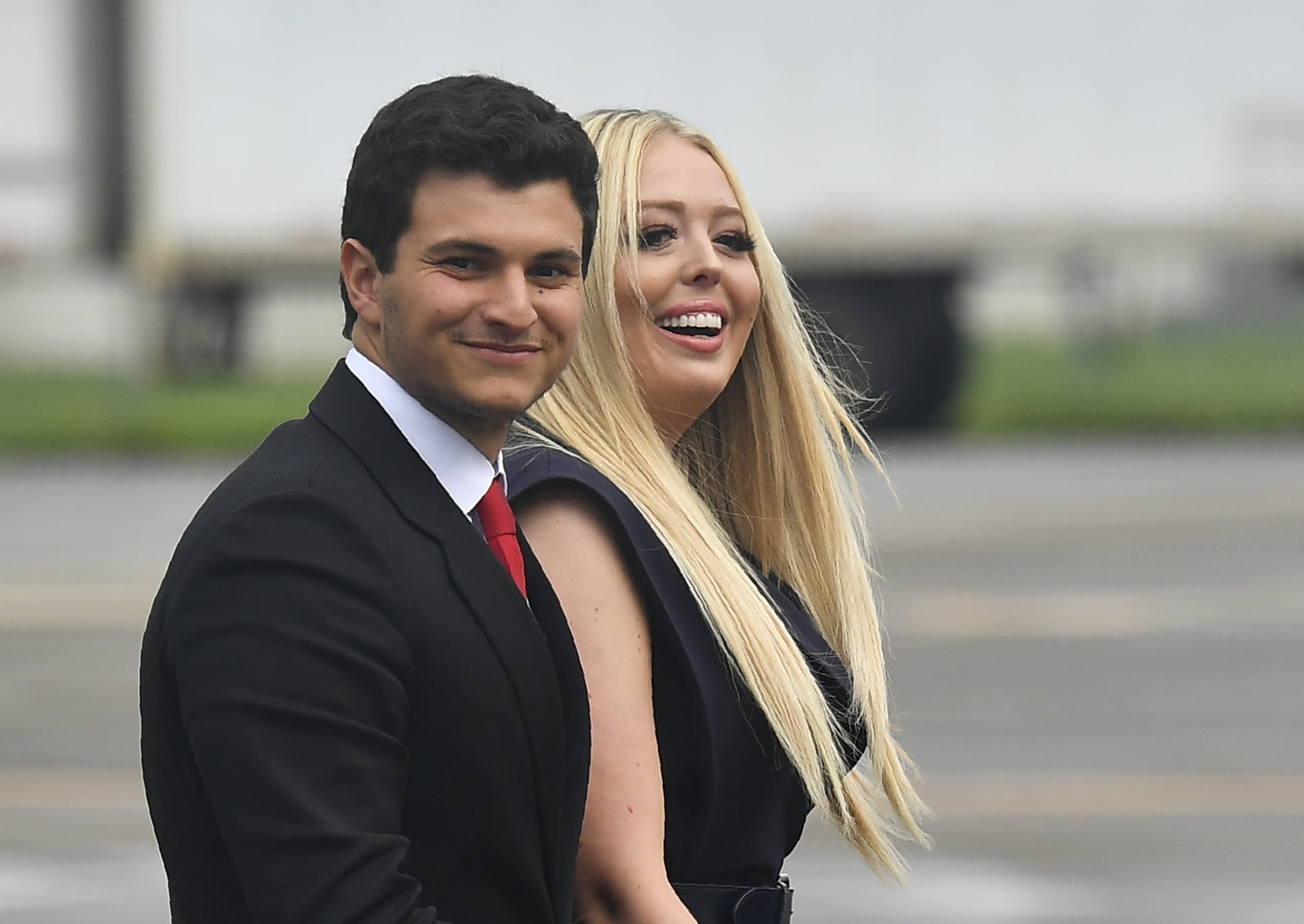 Tiffany Trump and boyfriend make public debut at 2020 campaign launch rally: Photos