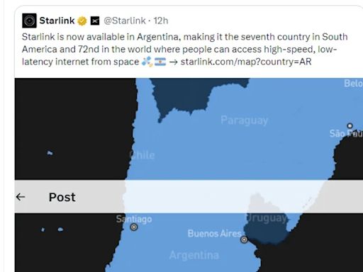 Elon Musk confirmó la llegada de Starlink a la Argentina: cuándo y a qué precio